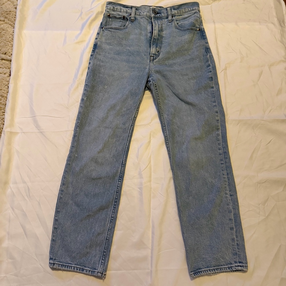 Abercrombie & Fitch Light Blue Straight‎ Jeans Y2K